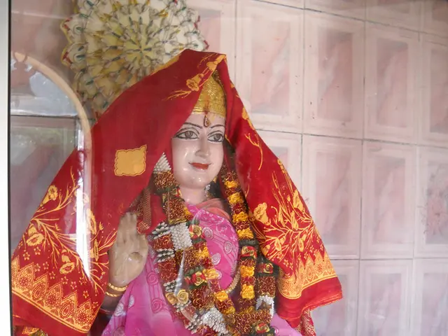 Divine Dew Droplets or Whispers from the Deities, conveyed through Hollyhock