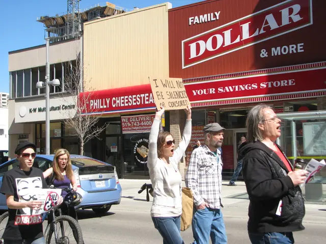 Ongoing demonstration at TU Darmstadt against the Hesse Higher Education Agreement